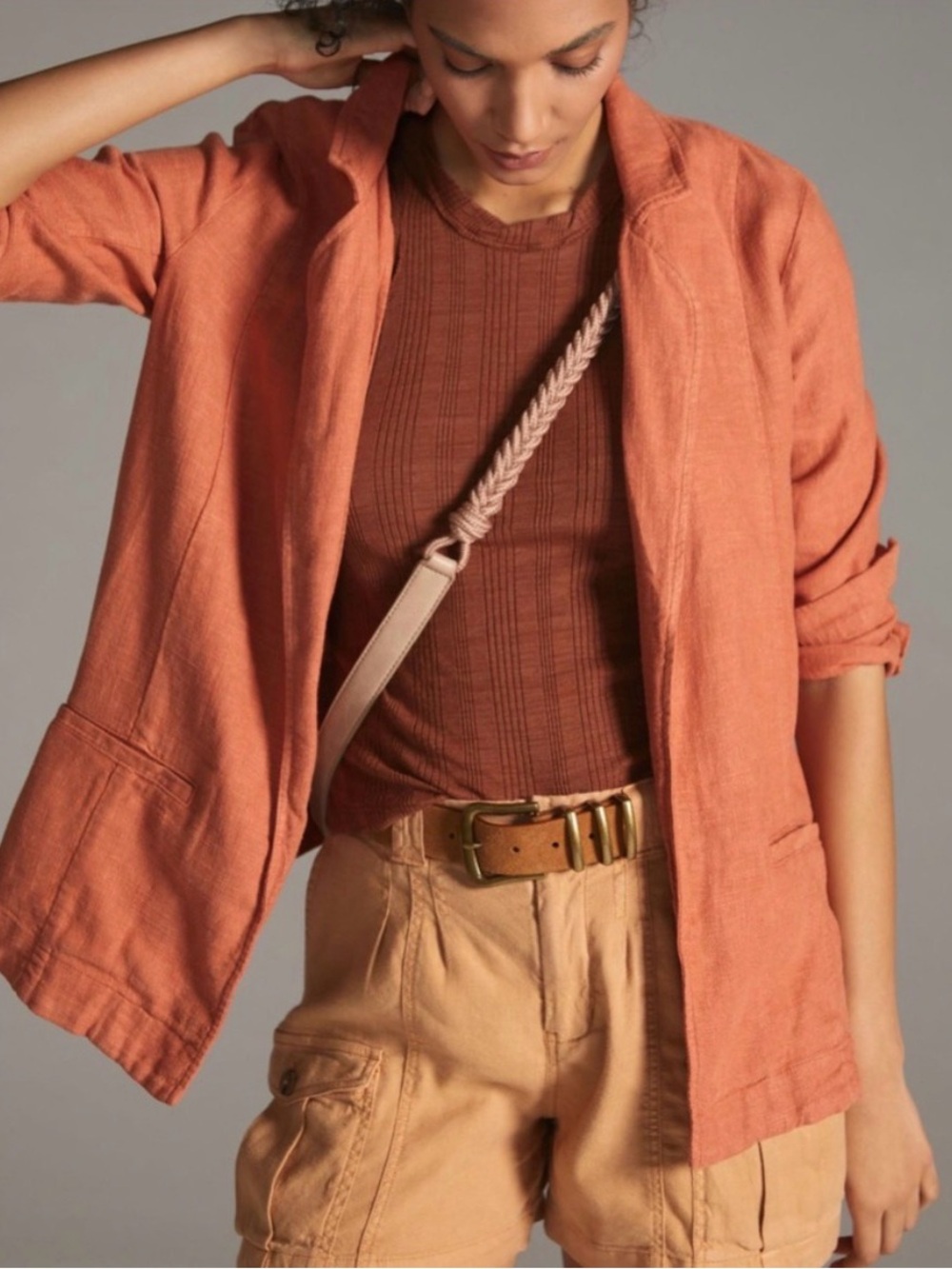 Anthropologie | Linen Light Jacket/Blazer